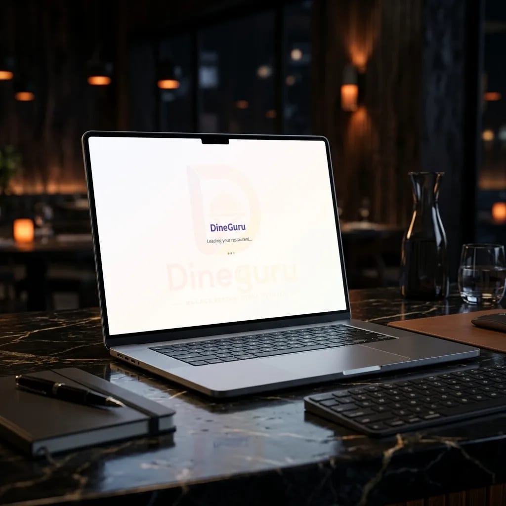 DineGuru — Opening the till at the start of service.