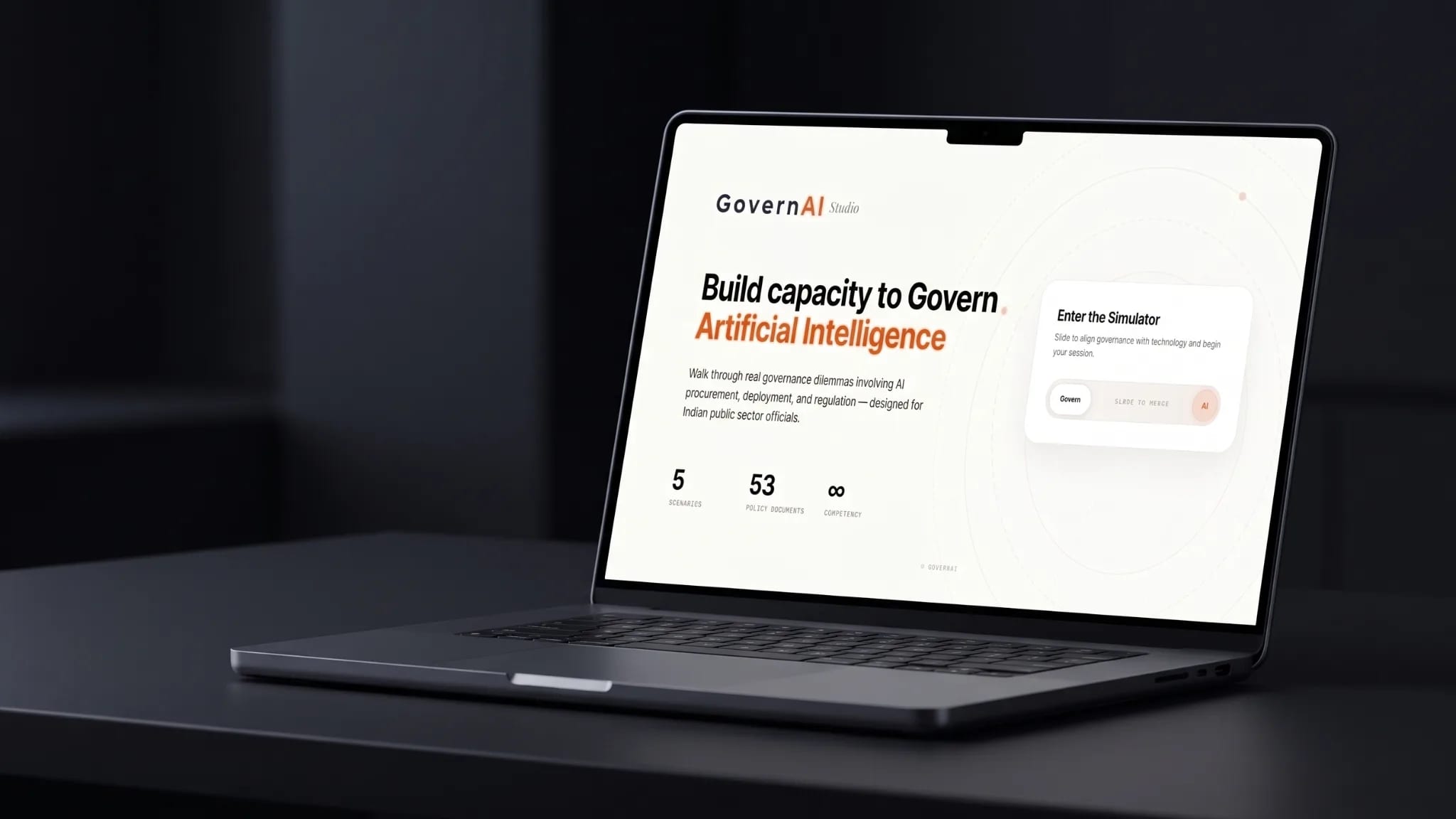 GovernAI Studio — AI governance simulator